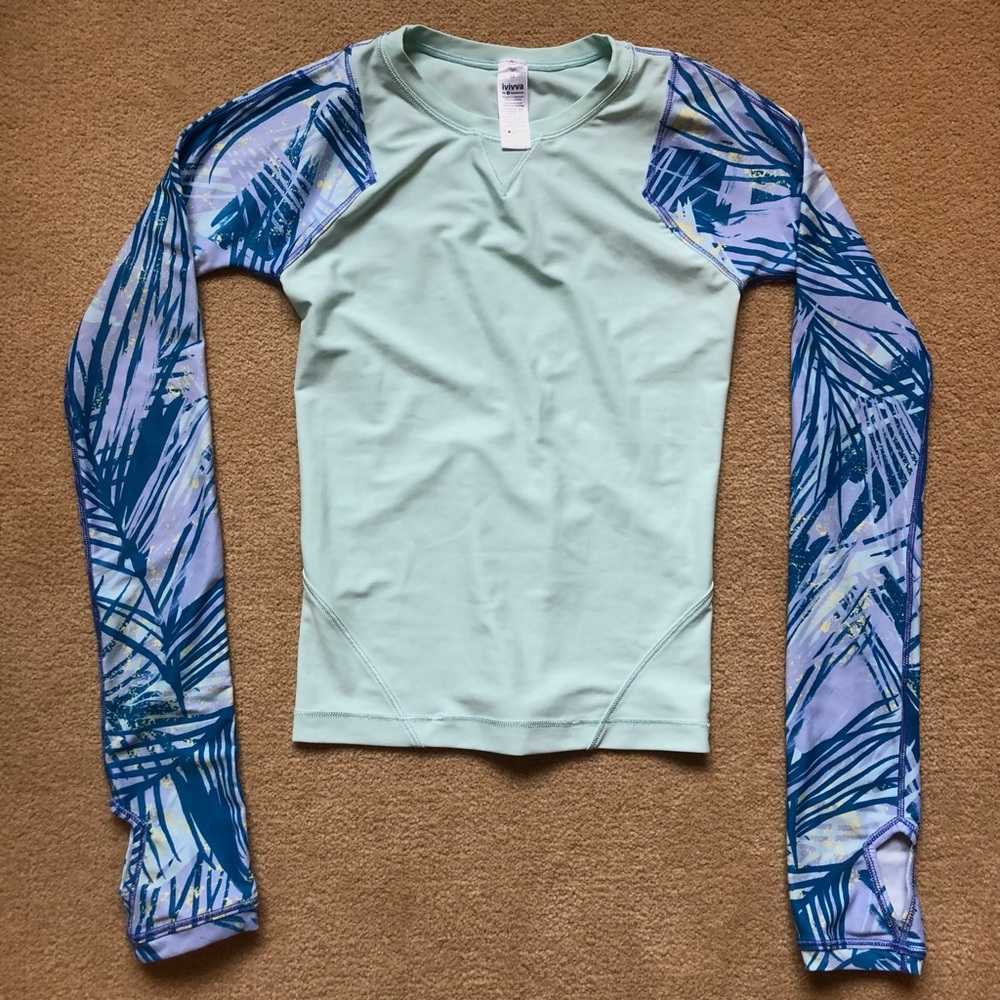 Ivivva (by Lululemon) rash guard swimsuit top